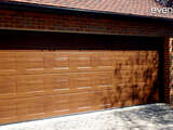 4Ddoors Sectional Garage Door - Panelled (Square Embossment) in 'Golden Oak' Decograin Finish