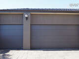 4Ddoors Sectional Garage Door - L-Ribbed in 'Titan Metallic', with a Decograin Finish