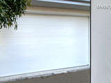 Australian Sectional Door - 4DL in 'Surfmist' with a Woodgrain finish